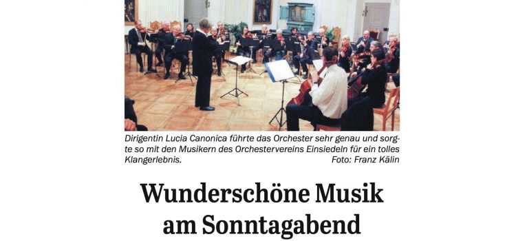 Zeitungsbericht zum Konzert vom 17. Nov. 2019